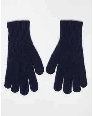 ARKET – handschuhe aus hochwertiger wolle mit kaschmiranteil - Blau