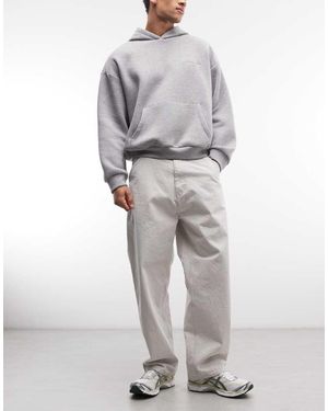Carhartt Mercer Single Knee Relaxed Straight Fit Trousers - Grey