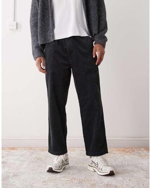 Aape By A Bathing Ape Aape By A Bathing Ape Loose Fit Cord Trousers - Black