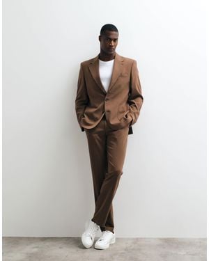 ASOS Flexmax Slim Suit Pants - White