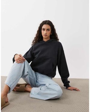 Cotton On Rechte Hoodie Van Fleece - Blauw