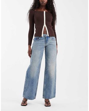 Motel Jeans Met Lage Taille - Blauw