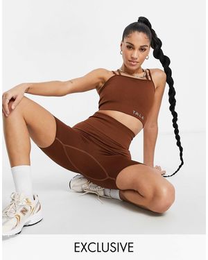 Tala Solasta Medium Support Strappy Sports Bra - Brown
