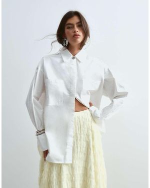 ARRANGE Premium Oversized Shirt - White