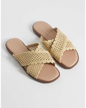 New Look – bast-sandalen - Natur