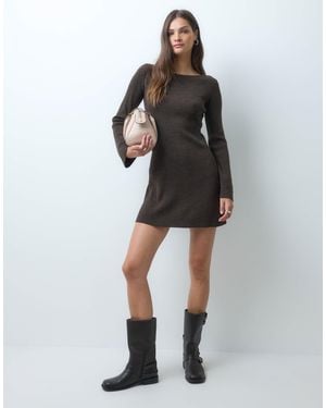 ONLY Strick-minikleid - Schwarz
