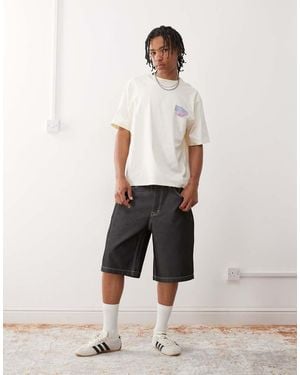 Guess Originals baggy Denim Shorts - White