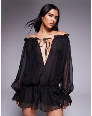 I.AM.GIA I.am. gia – jazmin – bardot-playsuit - Grau