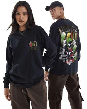 PRNT Space Jam Marvin Relaxed Long Sleeve T-Shirt - Blue
