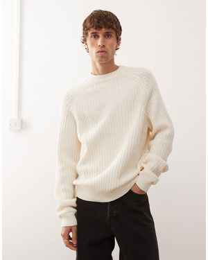 Collusion Knitted Sweat - Natural