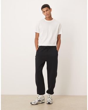 Abercrombie & Fitch Ypb Fleece Cinch Hem joggers - White
