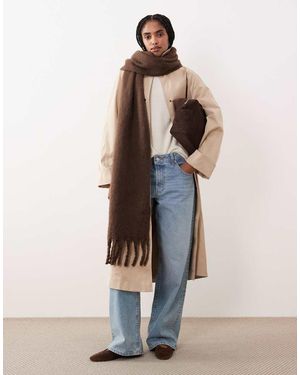JJXX Oversized Fluffy Scarf - Natural