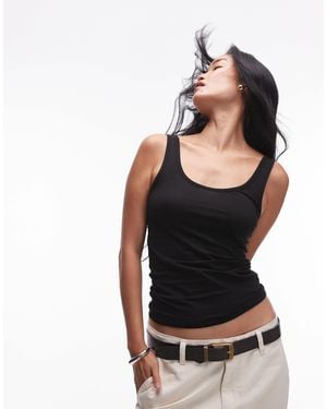 ARKET Supersoft Slim Fit Singlet - Black