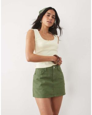 Miss Selfridge Skort Mini - Verde