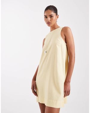 JJXX Linen-blend Mini Dress - Natural