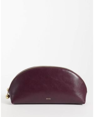 Mango Rounded Cosmetic Bag - Purple