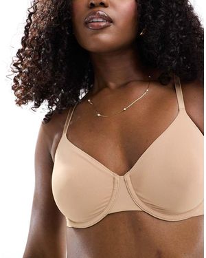 Lindex Non Padded Micro Underwire T-shirt Bra - Black