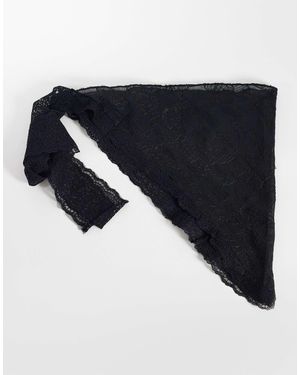Vero Moda – schärpe aus spitze - Blau