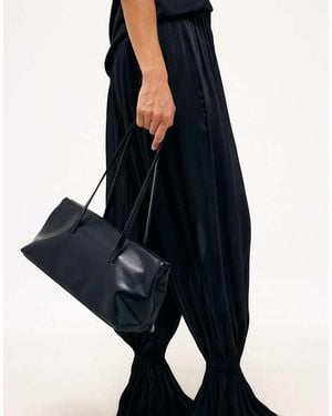 NA-KD Balloon Frill Trouser - Blue
