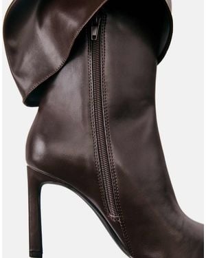 Pull&Bear Heeled Footed leggings Boots - Black