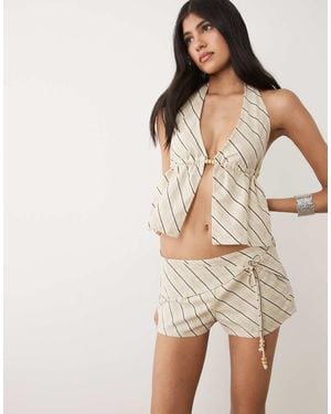 Motel Co-Ord Blasa Shorts - Natural