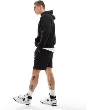 Don't Think Twice Dtt - ensemble en jersey avec sweat à capuche à enfiler et short - Noir