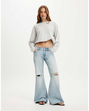 Cotton On Low Relaxed Flare Jean - White