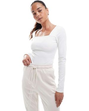 agon® Square Neck Top - White