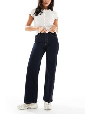 ONLY Madison High Waist Wide Leg Jeans - Blue