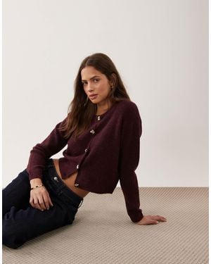 Brave Soul Fisherman Knit Cardigan - Brown