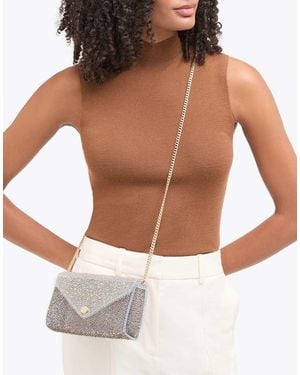 Carvela Kurt Geiger Positano Vinyl Clutch - White