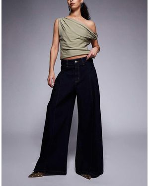 Abrand Jeans Abrand 94 High Waisted Straight Leg Jeans - Blue