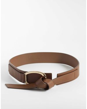 Vero Moda Ceinture épaisse à doubles liens - marron