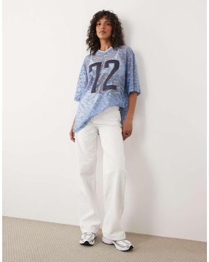 Nike Chill Woven Lace Top - Blue