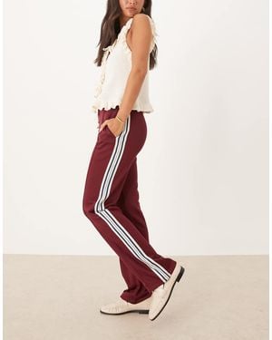 Calvin Klein High Shine Track Trousers - Pink