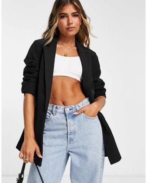 New Look Slouchy Suit Blazer - White
