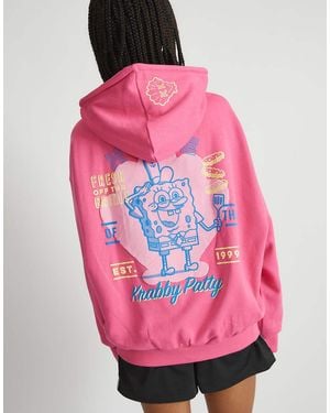 Skinnydip London London Spongebob Krabby Patty Hoodie - Pink