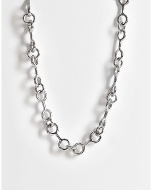 ASOS Kette mit runden gliedern - Mettallic
