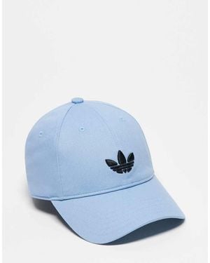 adidas Originals Adicolor Classic Trefoil Baseball Cap - Blue