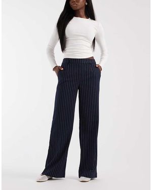 Object Wide Leg Tailored Trousers - White