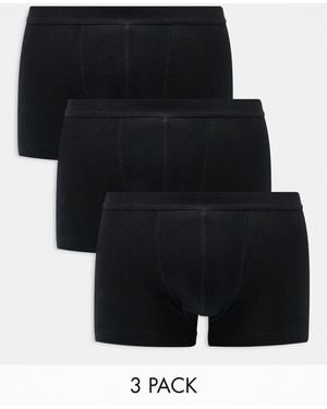ASOS 3 Pack Trunks - Black
