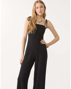 Stradivarius – jumpsuit - Schwarz