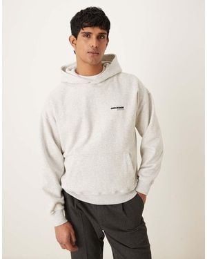 Abercrombie & Fitch Logo Detail Hoodie - White