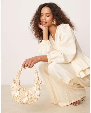 ASOS – u-förmige hand- und schultertasche - Natur