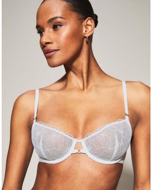 KBX Knickerbox Bridal Darcie Non Padded Balcony Bra - Grey
