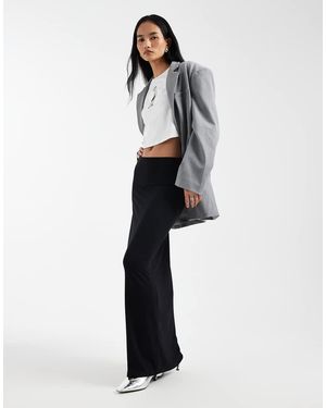 ASOS Jersey Column Maxi Skirt - Blue