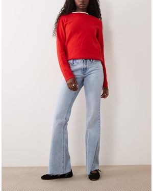 Mango Teen ausgestellte jeans - Rot