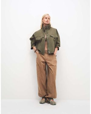 ASOS Casual Trousers With Elasticated Hem - Multicolour