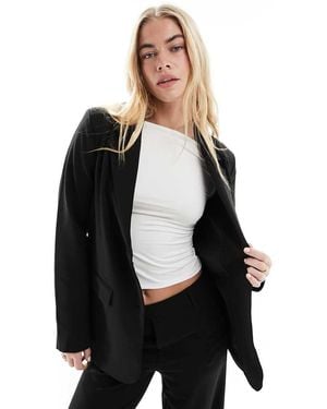 Vila Mix And Match Loose Fit Blazer Co-ord - Black