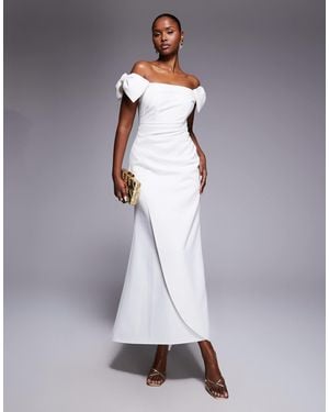 white christmas dresses Nicky Long Sleeve Tiered Midi Dress Pink Floral main image 1